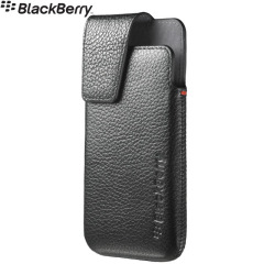 BlackBerry Z10 Leather Swivel Holster - Black - ACC-49273-201
