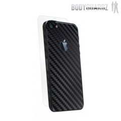 BodyGuardz Carbon Fibre Armor Skin for iPhone 5 - Black