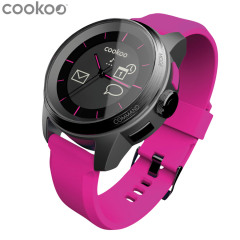 COOKOO Smartphone Analog Watch - Pink