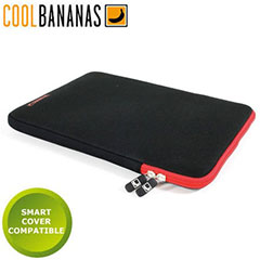 Cool Bananas ShockProof Pouch for iPad 3 / iPad 2 - Cherry Red