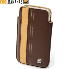 Cool Bananas SmartGuy Leather Case for iPhone 4S/4 - Chocolate