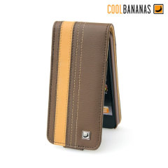 Cool Bananas SmartGuy Leather Flip Case for iPhone 5 - Chocolate