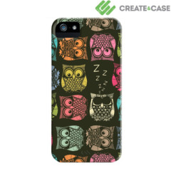 Create and Case Hardcase for iPhone 5 - Sherbert Owls