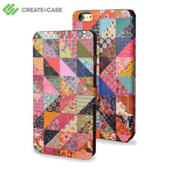 Create and Case iPhone 5 Leather Flip Case - Grandma Quilt