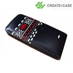 Create and Case iPhone 5 Leather Flip Case - Scandinavian Invaders