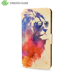 Create and Case iPhone 5 Leather Flip Case - Sunny Leo