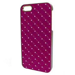 Diamante Back Cover for iPhone 5 - Pink