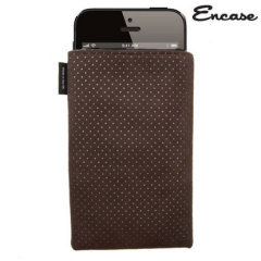  Encase Ultrasuede Pouch For iPhone 5 - Chocolate