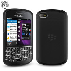 FlexiShield Case for BlackBerry Q10 - Smoke Black