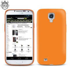 FlexiShield Case for Samsung Galaxy S4 - Orange