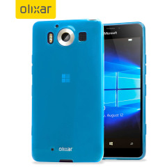 FlexiShield Microsoft Lumia 950 Gel Case - Blue