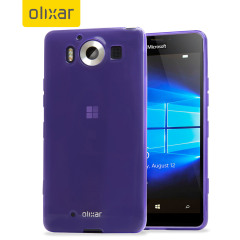 FlexiShield Microsoft Lumia 950 Gel Case - Purple