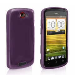 FlexiShield Skin For HTC One S - Purple