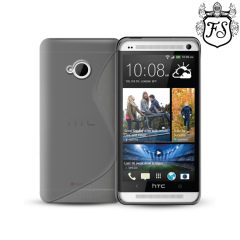 FlexiShield Wave Case for HTC One - Smoke Grey