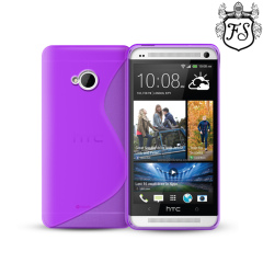 FlexiShield Wave Case for HTC One - Smoke Purple