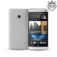 FlexiShield Wave Case for HTC One - Smoke White