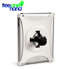FreeOneHand Holder and Stand for iPad 3 / iPad 2 - White