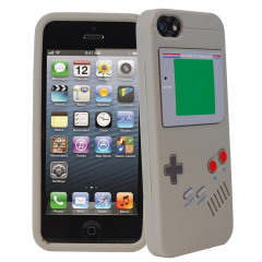 Game Boy Silicone Case for iPhone 5 - Grey