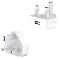 Genuine Apple Lightning Mains Charger - White