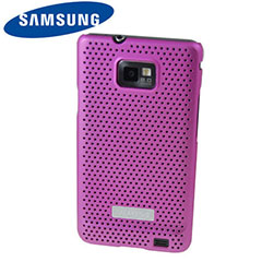 Genuine Samsung Galaxy S2 i9100 Mesh Vent Case - Pink