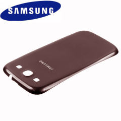 Genuine Samsung Galaxy S3 Battery Cover - Brown