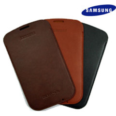 Genuine Samsung Galaxy S3 Pouch - Chestnut Brown - EFC-1G6LCECSTD