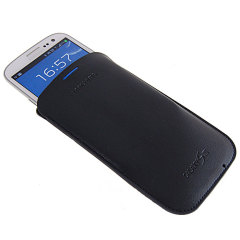 Genuine Samsung Galaxy S3 Pouch - Navy Blue -EFC-1G6LBECSTD