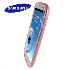 Genuine Samsung Galaxy S3 TPU Protective Cover - Pink - EFC-1G6WPECSTD