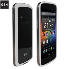 GENx Hybrid Bumper Case for Google Nexus 4 - White