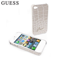 Guess iPhone 4 / 4S Hard Case - Crocodile Cream