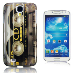 Hard Cover Case For Samsung Galaxy S4 - Cassette Print