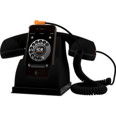  Ice-Phone Retro Handset- Black