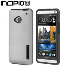 Incipio DualPro Shine Case for HTC One - Silver / Black