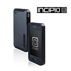 Incipio SILICRYLIC Silicone Case with Acrylic Shell for iPhone 4 - Black