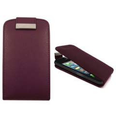 iPhone 5 Flip Case - Purple