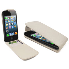 iPhone 5 Flip Case - White