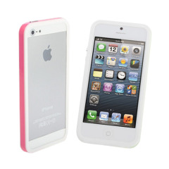 iPhone 5 Sandwich Bumper - Pink & White