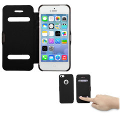 iPhone 5 Ultra Slim Side Open Case - Black