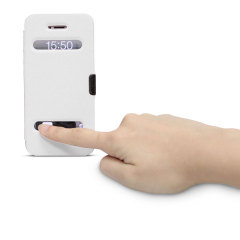 iPhone 5 Ultra Slim Side Open Case for iPhone 5 -White