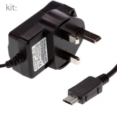  Kit: Micro USB Mains Charger - 1 Amp