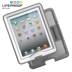 LifeProof Nuud Case for iPad 4 / 3 / 2 - White/Grey