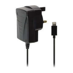 Lightning Connector Mains Charger - Black