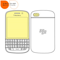 Martin Fields Overlay Screen Protector - Blackberry Q10