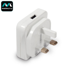 Masterplug USB Mains Charger Adapter