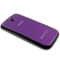 Metal Replacement Back for Samsung Galaxy S3 - Purple