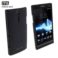 Metal-Slim Graphite Protective Case for Sony Xperia S