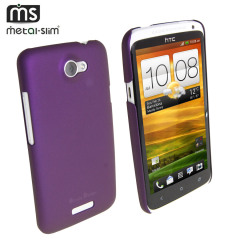 Metal-Slim Satin Purple Protective Case for HTC One X