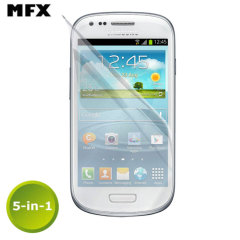 MFX Screen Protector 5-in-1 Pack - Samsung Galaxy S3 Mini