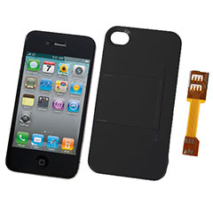 Micro SIM Adapter and Stand Case for iPhone 4