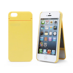 Mirror Card Case for iPhone 5 - Yellow
